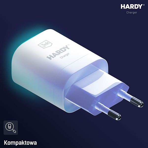 Power Charger 3MK Hardy GaN Charger for Apple 33W Power Delivery USB-C 