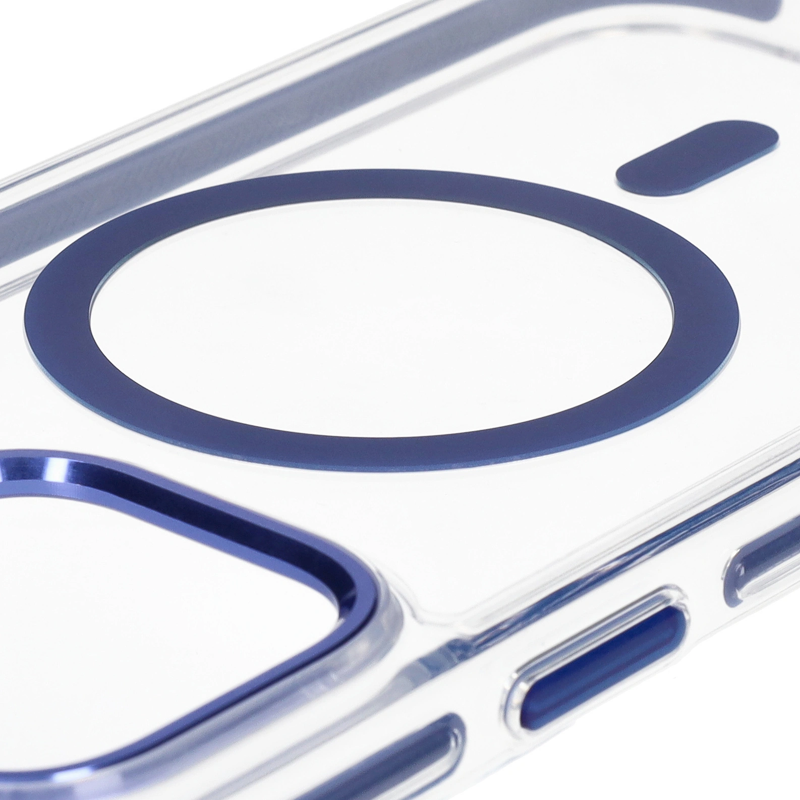 Bizon Case Marco Apple iPhone 14 Pro Max clear with blue frame