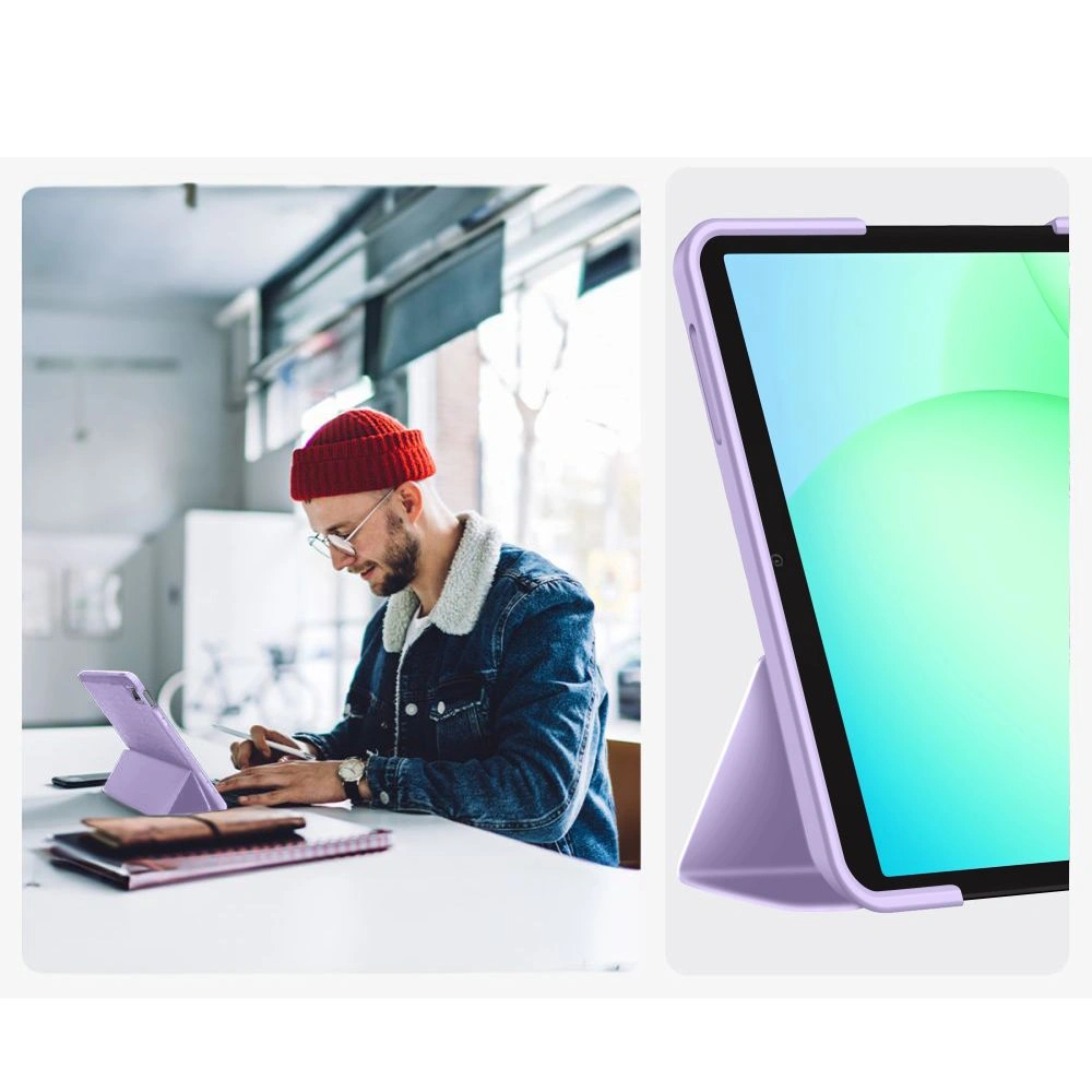 Etui Tech-Protect SmartCase do Samsung Galaxy Tab A9+ / A11+ Plus 11.0 X210 / X215 / X216 / X230 / X235 / X236 Violet