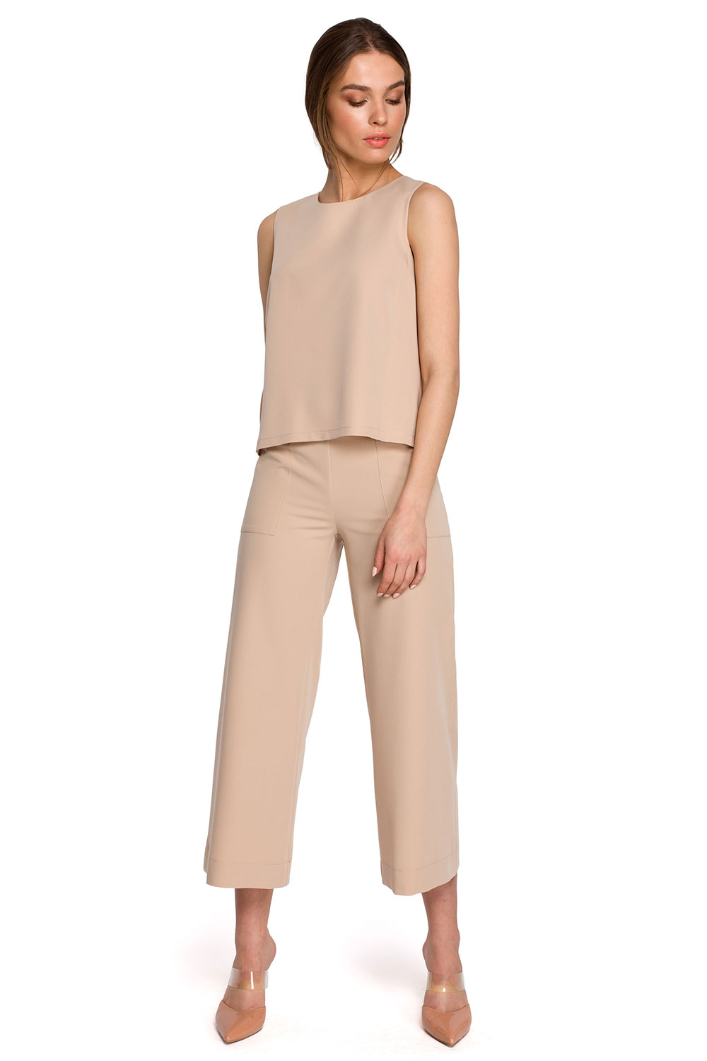  Blouse model 154105 Stylove  beige