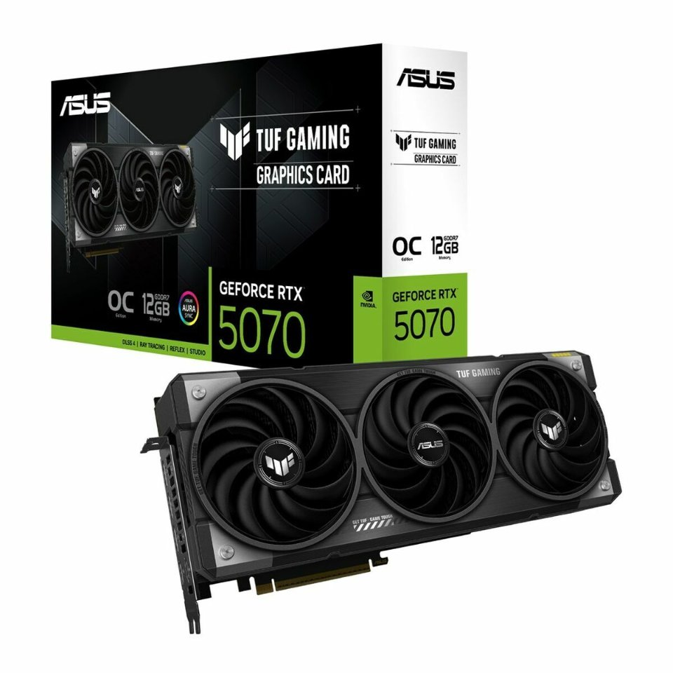 Graphics card Asus 90YV0LZ0-M0NA00 12 GB nvidia geforce rtx 5070 GDDR6 Graphics card Asus 90YV0LZ0-M0NA00 12 GB nvidia geforce rtx 5070 GDDR6