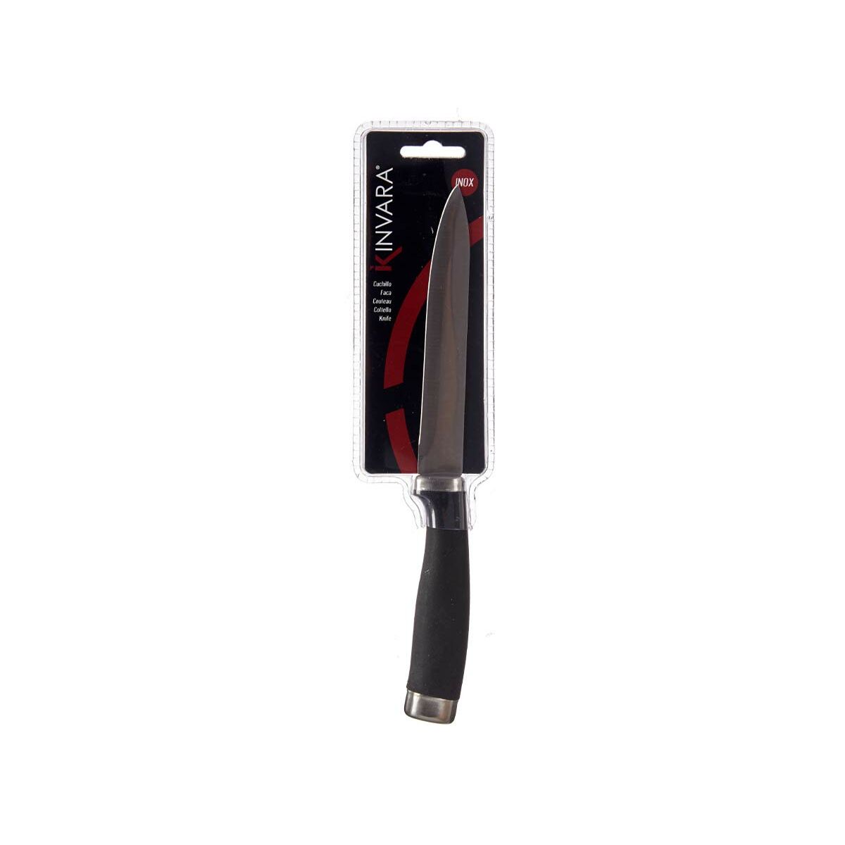 Kitchen Knife Silver Black Stainless steel 1,5 x 23,5 x 2,5 cm