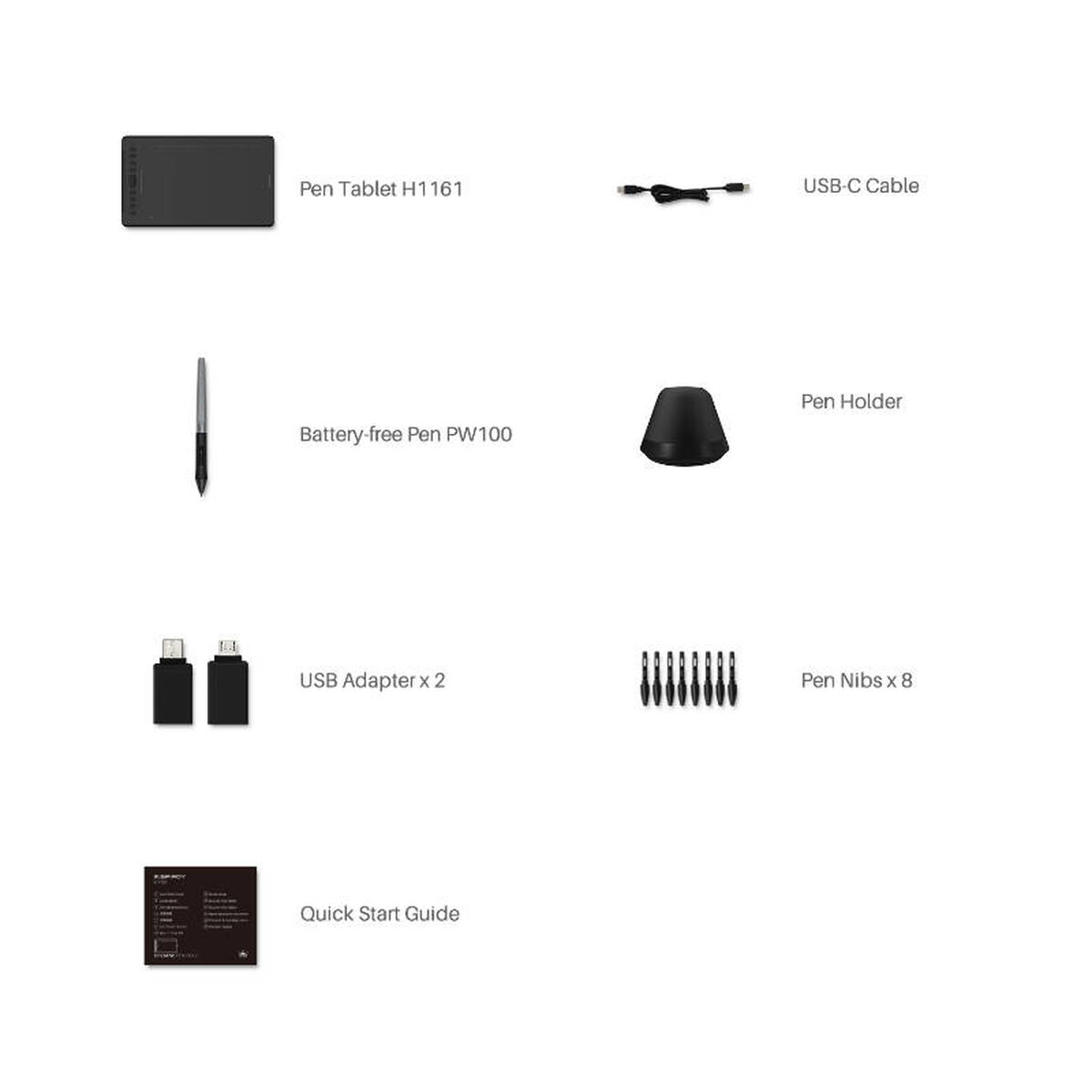 Huion H1161 Graphics tablets and pens 