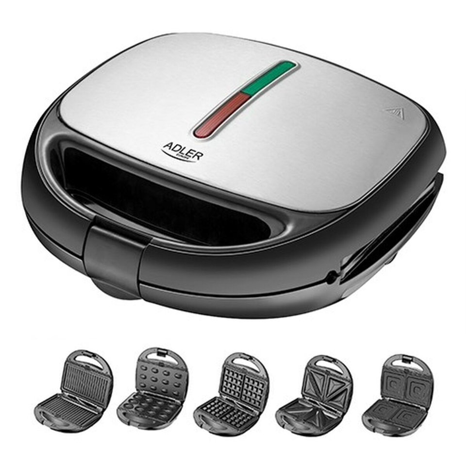 Sandwich Maker Adler AD 3040 Black 1200 W