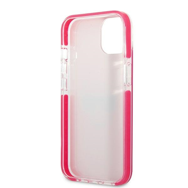 Karl Lagerfeld KLHCP13STPECPI Apple iPhone 13 mini hardcase fuschia Choupette Head