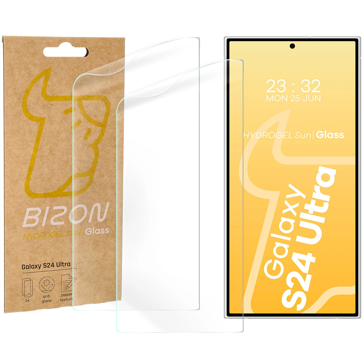 Bizon Glass Hydrogel Sun Samsung Galaxy S24 Ultra [2 PACK]