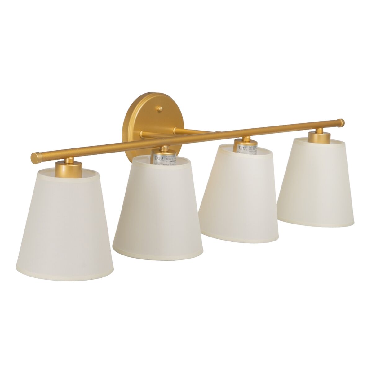 Wall Lamp 82 x 20 x 25 cm Golden Metal Modern