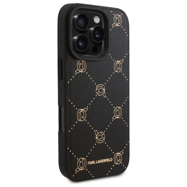Karl Lagerfeld KLHMP16XPGKHPHK Apple iPhone 16 Pro Max MagSafe Karl Head black