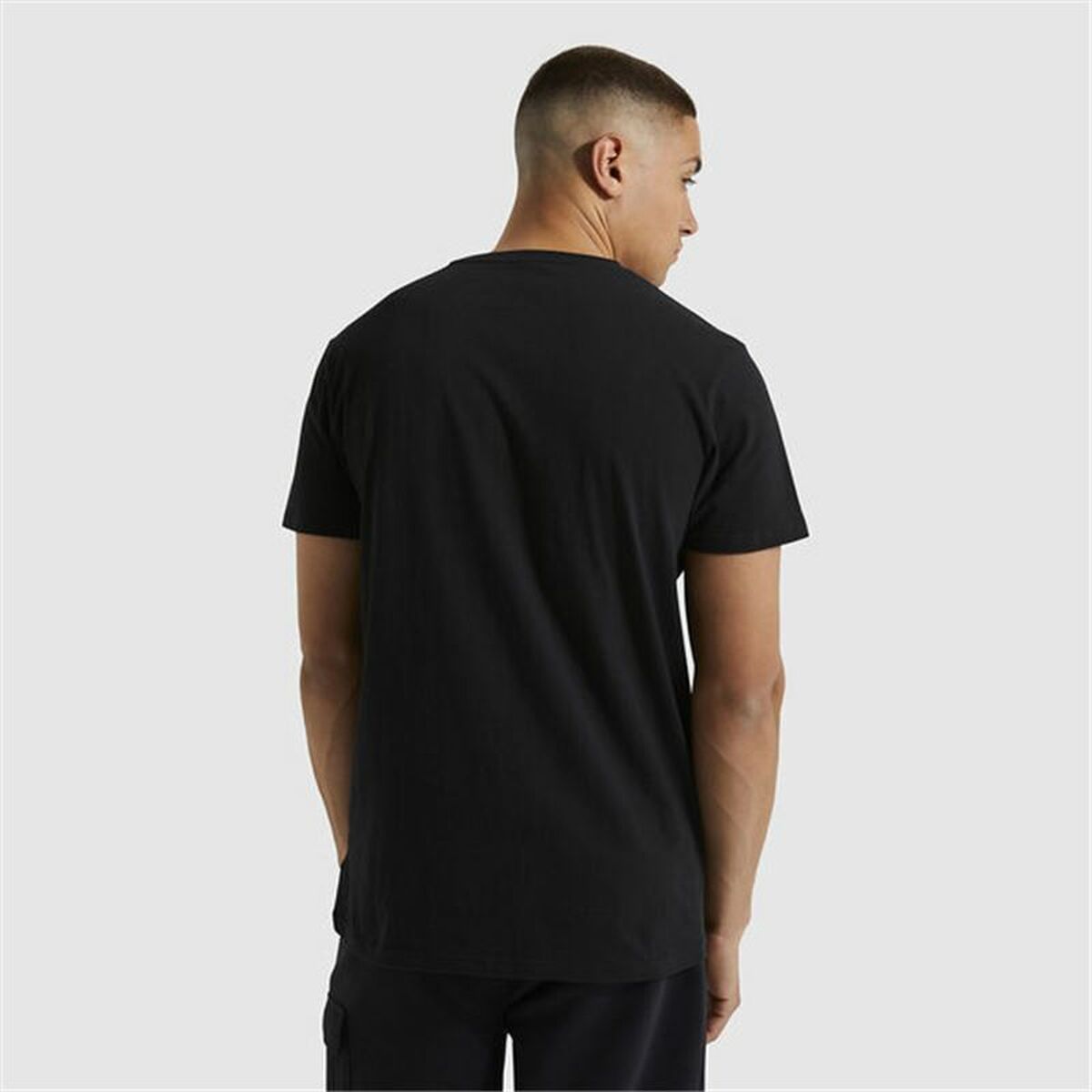 Men’s Short Sleeve T-Shirt Ellesse Chamuel Black