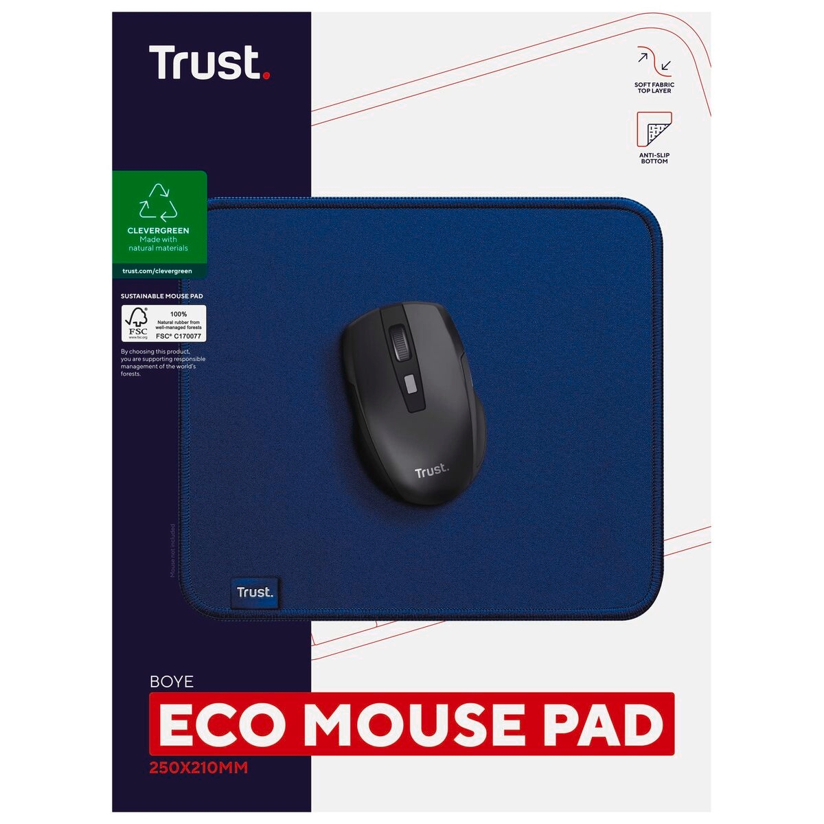 Mouse Mat Trust 24744 Blue
