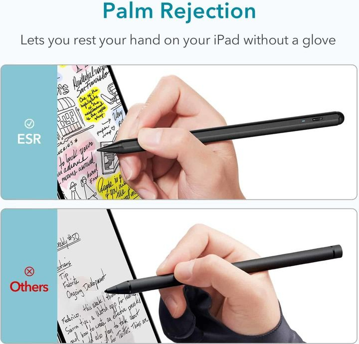 ESR Digital+ Magnetic Stylus Pen to Apple iPad Black