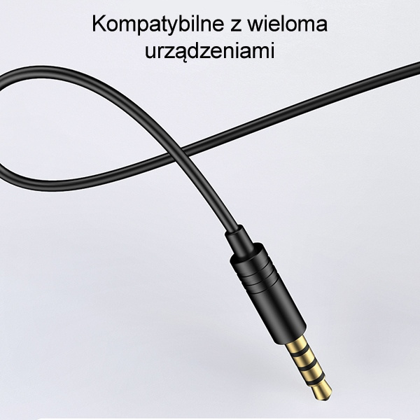 AWEI L3 in-ear headphones 3.5mm jack black