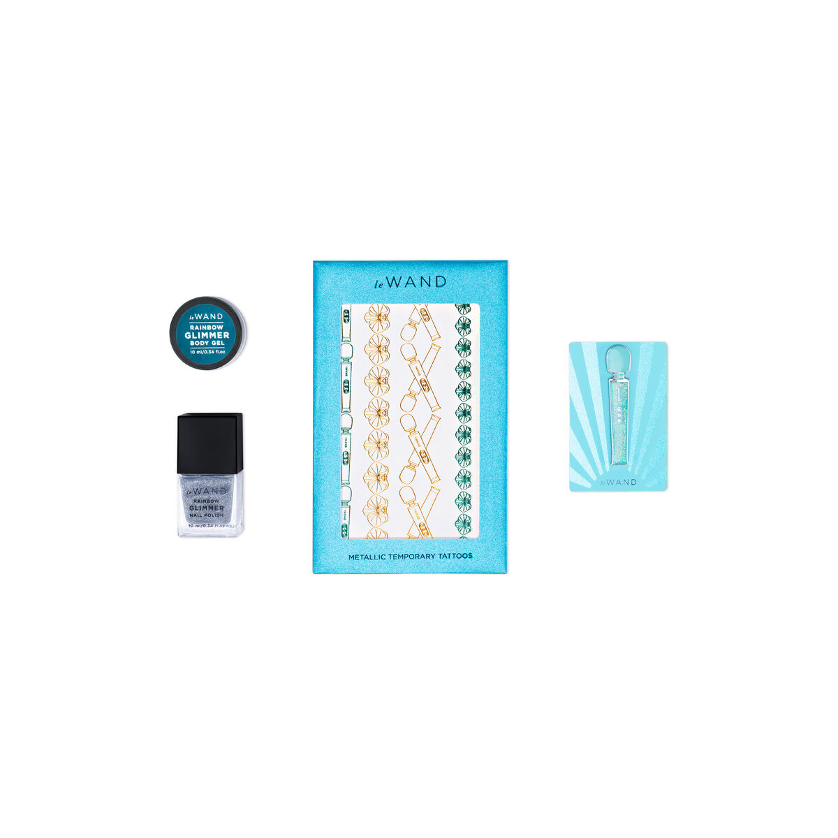 Vibrator Le Wand All That Glimmers Set Pastel Blue