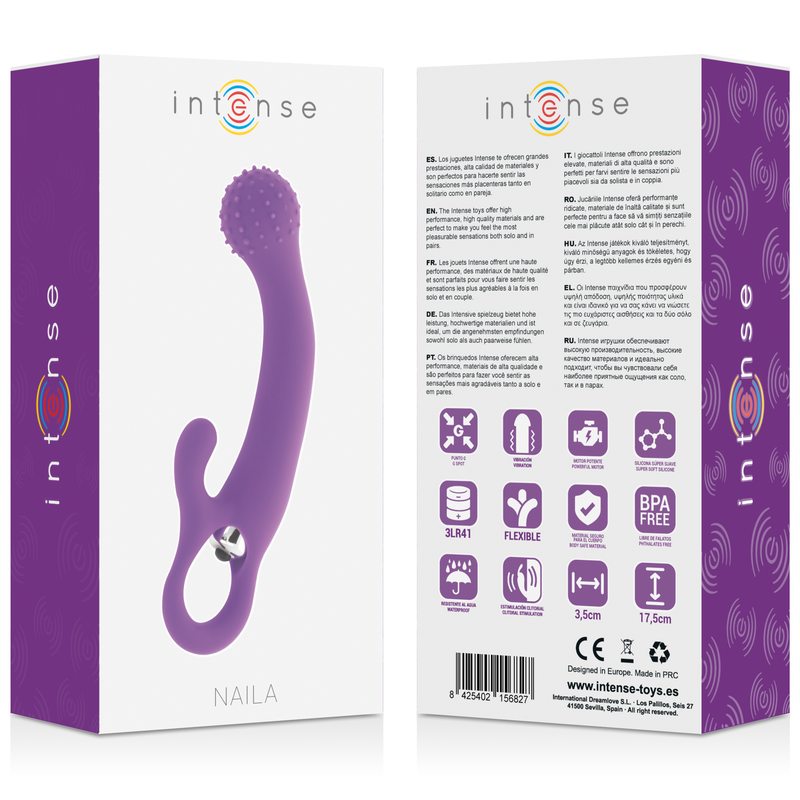 INTENSE NAILA VIBRATING SILICONE PURPLE