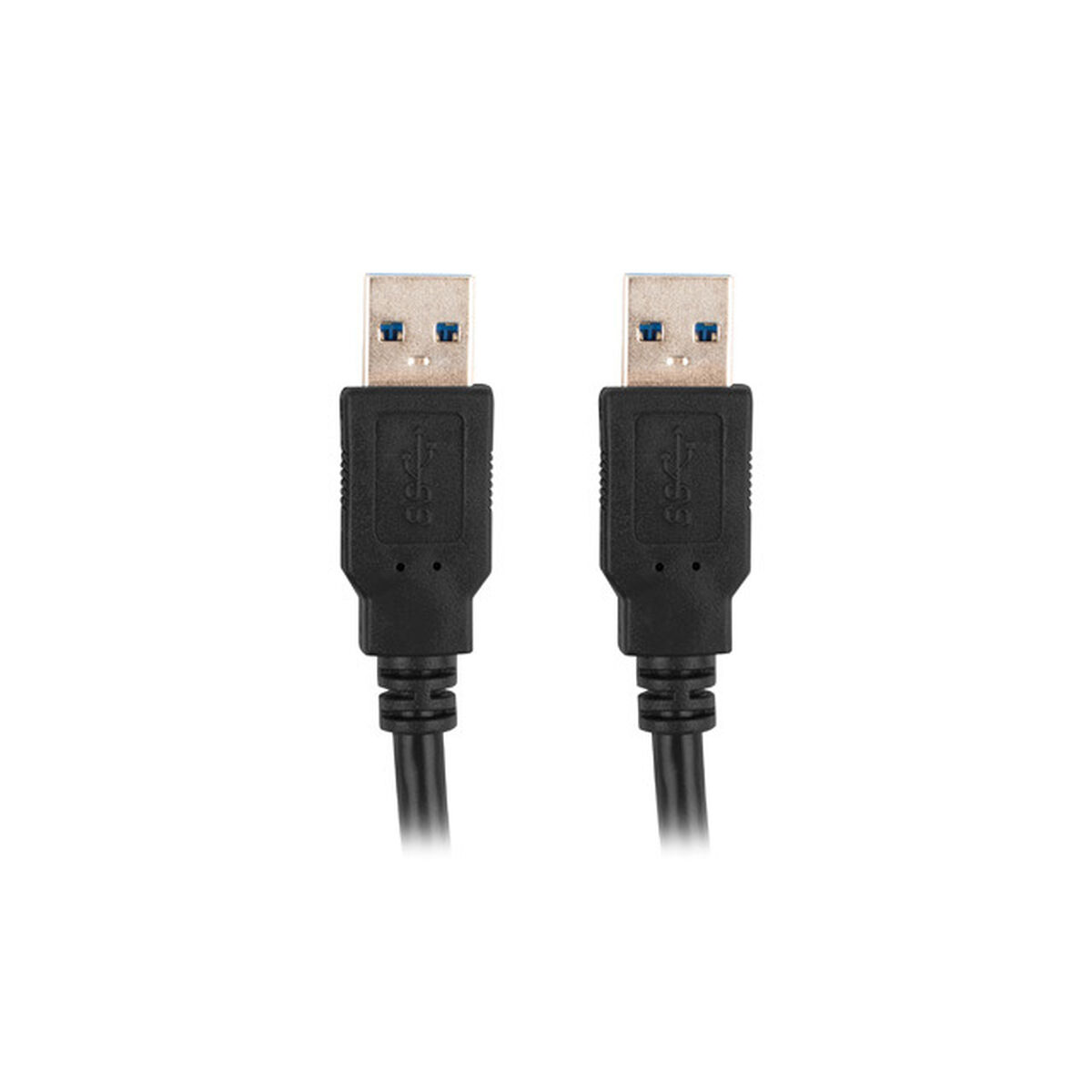 Kabel USB Lanberg CA-USBA-30CU-0018-BK Czarny 1,8 m