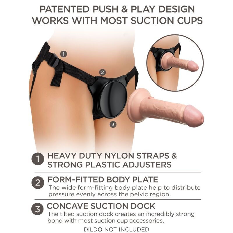 KING COCK ELITE - ADJUSTABLE HARNESS FOR BEGINNERS