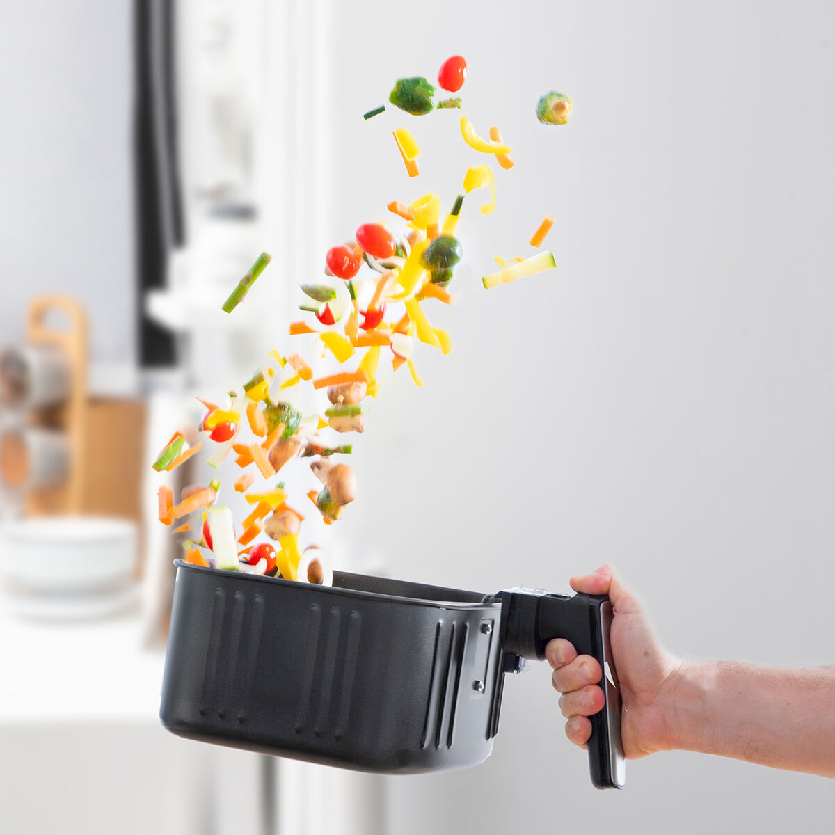 No-Oil Fryer InnovaGoods Fryinn Pro 5500 Black Stainless steel 1700 W 5,5 L No-Oil Fryer InnovaGoods Fryinn Pro 5500 Black Stainless steel 1700 W 5,5 L