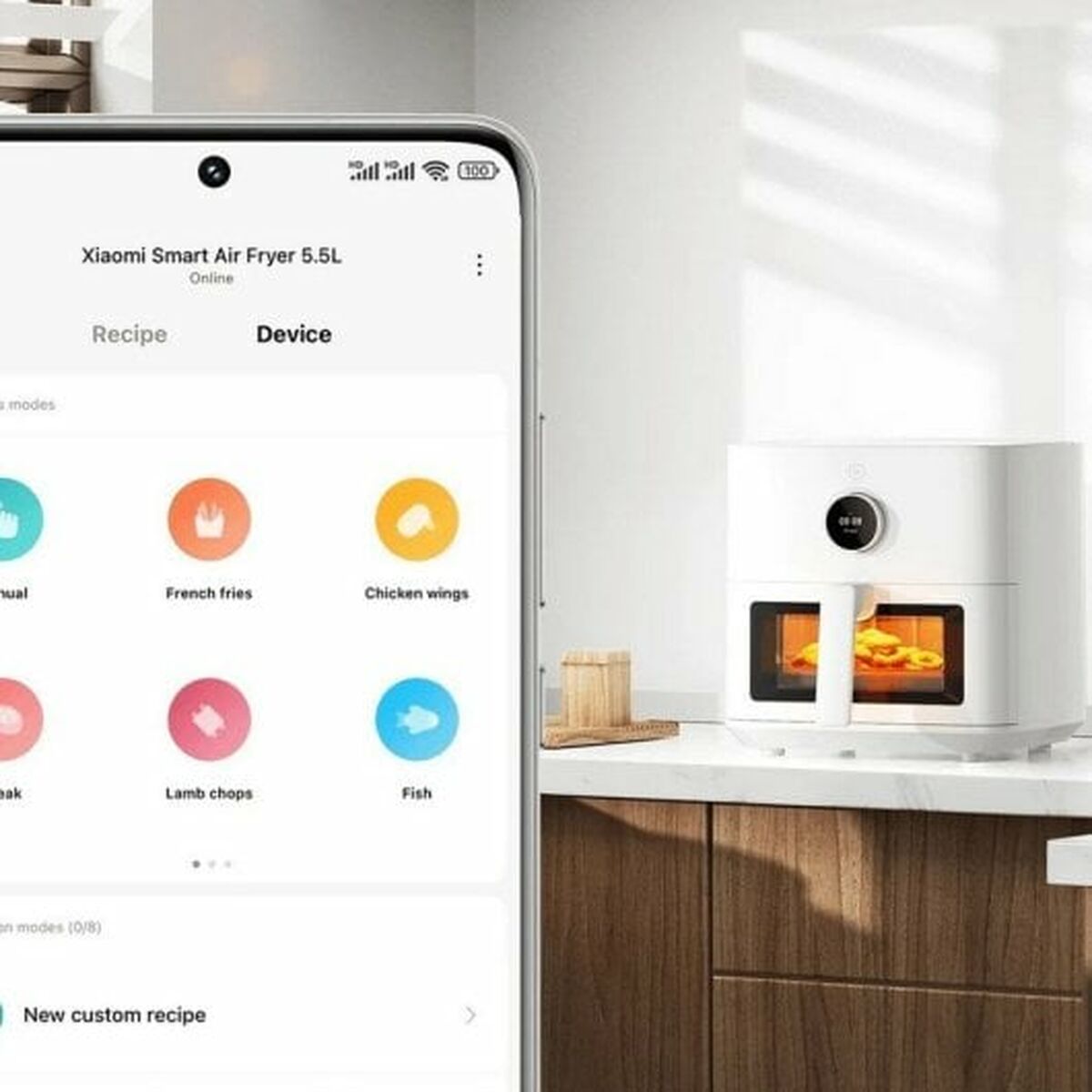 Air Fryer Xiaomi BHR8238EU 1600 W 5,5 L White Black