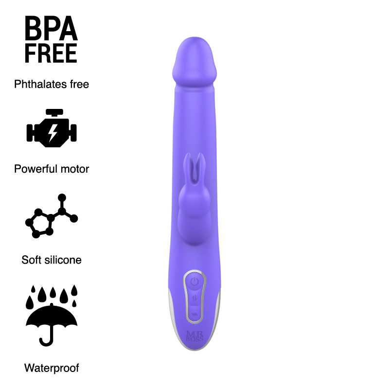 MR BOSS- ARTURO VIBRATOR & ROTATOR COMPATIBLE WITH WATCHME WIRELESS TECHNOLOGY