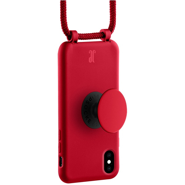 Just Elegance PopGrip Apple iPhone XS/X cyber red 30016