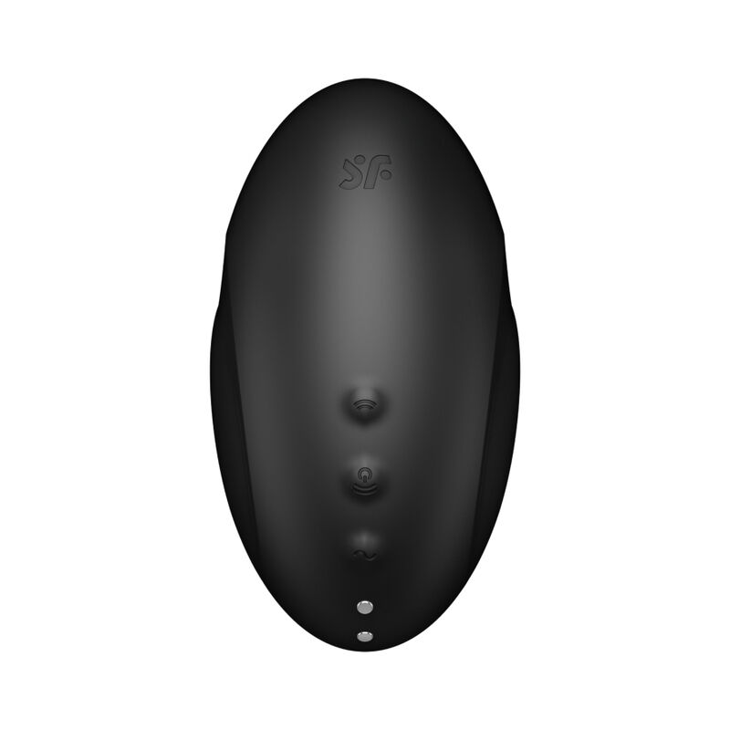 SATISFYER VULVA LOVER 3 AIR PULSE STIMULATOR & VIBRATOR - BLACK