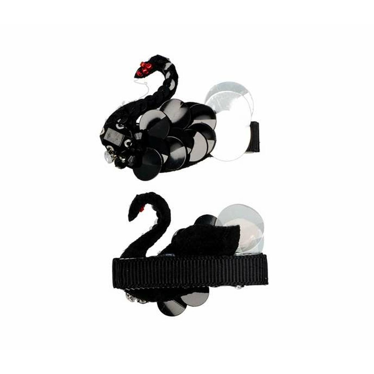 Hair Clips 2 Units Swan