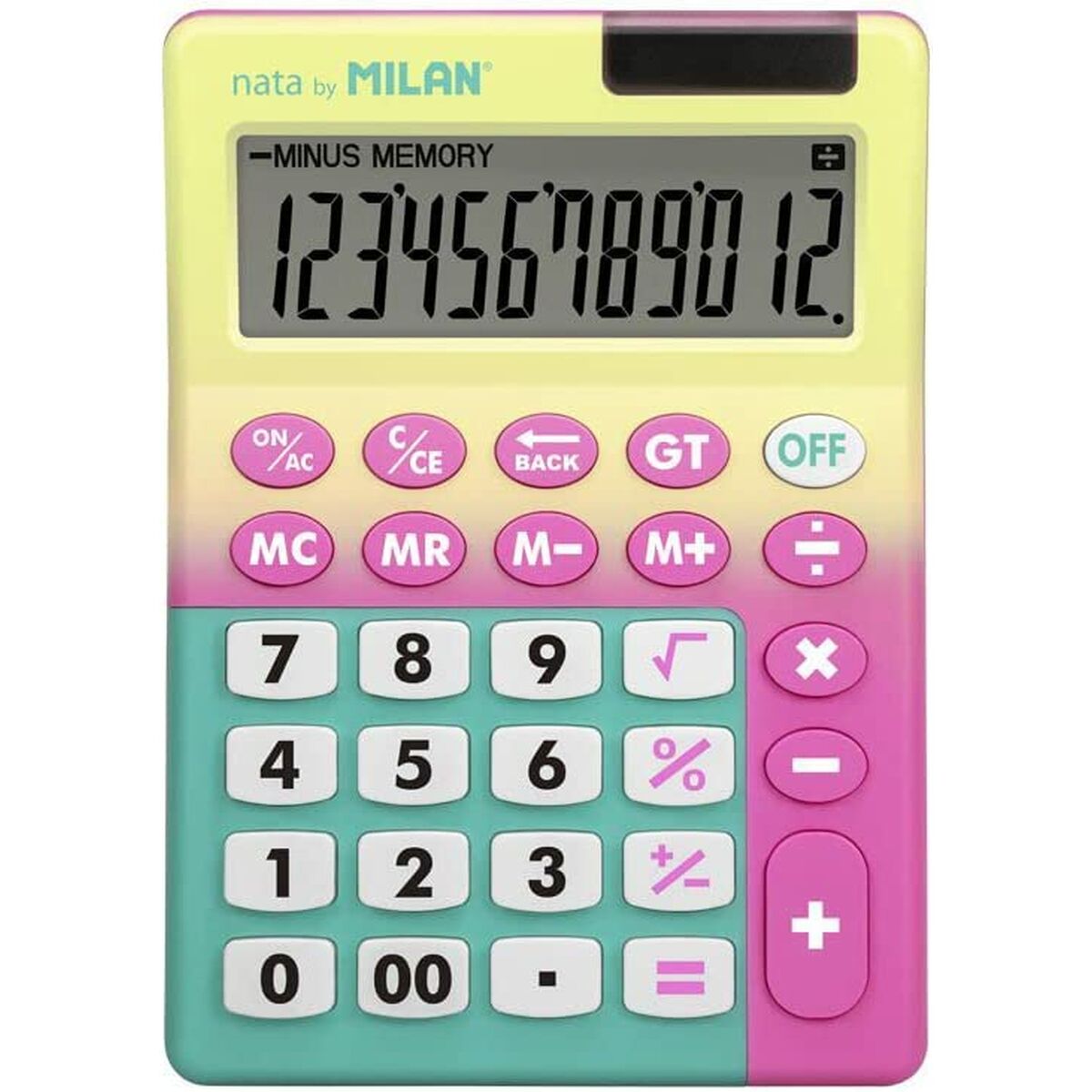 Calculator Milan Sunset Yellow Pink