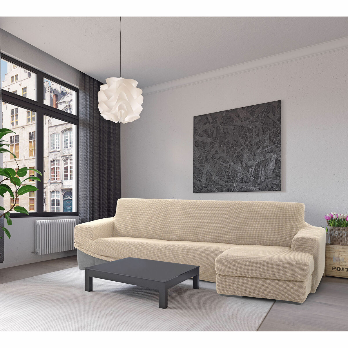 Chaise longue cover with short right arm Sofaskins NIAGARA 210 - 340 cm Chaise longue cover with short right arm Sofaskins NIAGARA 210 - 340 cm