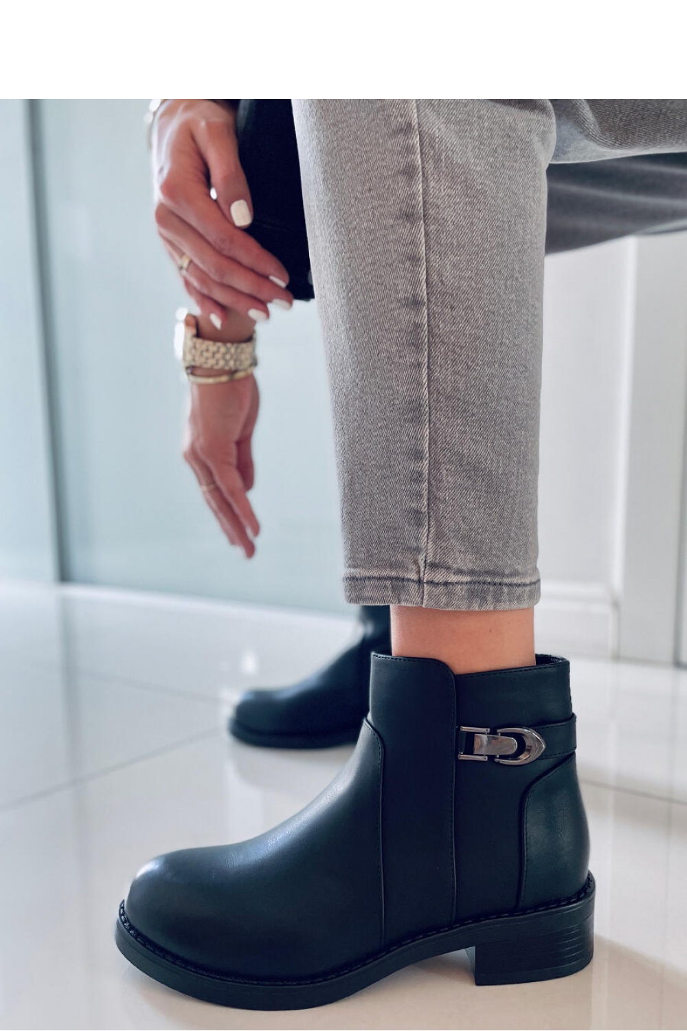 Jodhpur-Stiefel model 172860 Inello schwarz Damen