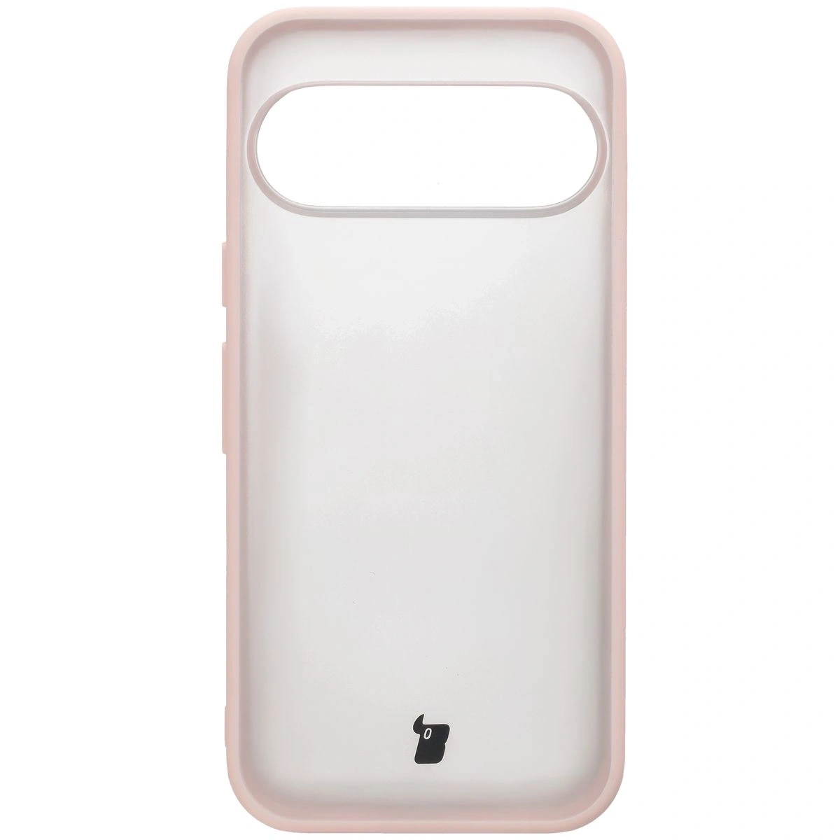 Etui Bizon Case Angelo do Google Pixel 10 / 10 Pro półprzezroczyste z różową ramką