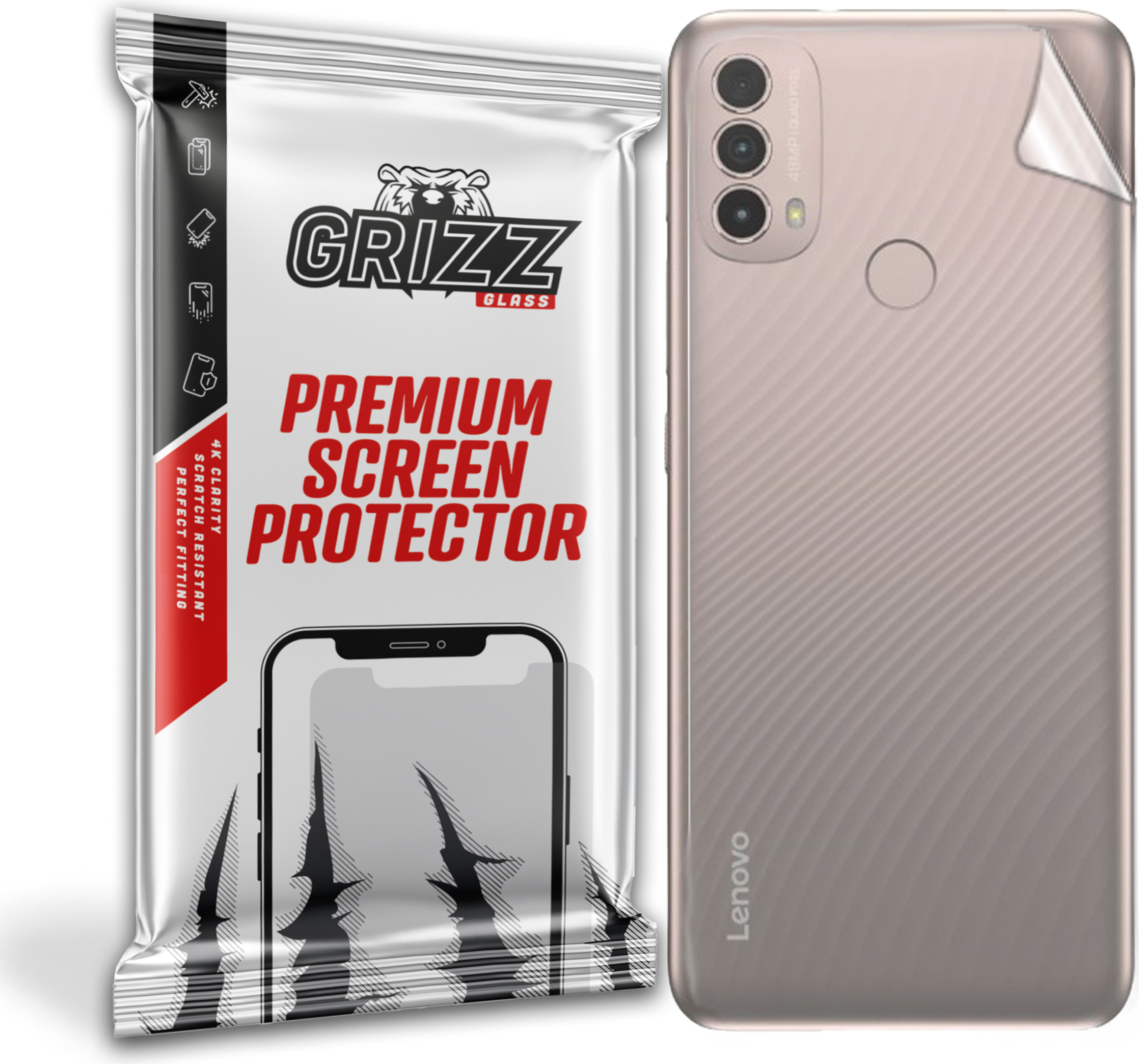 GrizzGlass SatinSkin Lenovo K14 Plus