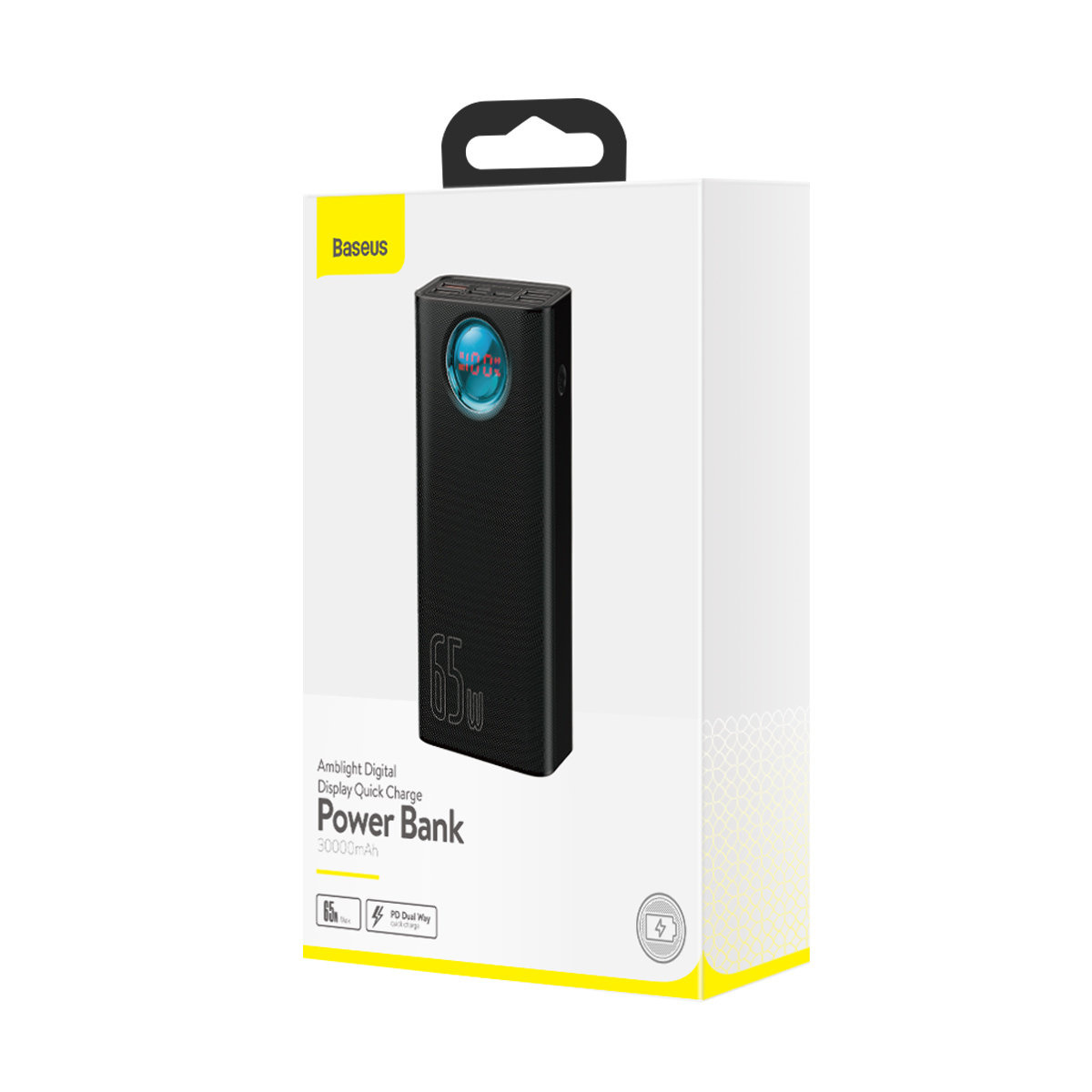 Powerbank Baseus Amblight 65W 30000mAh Overseas Edition black