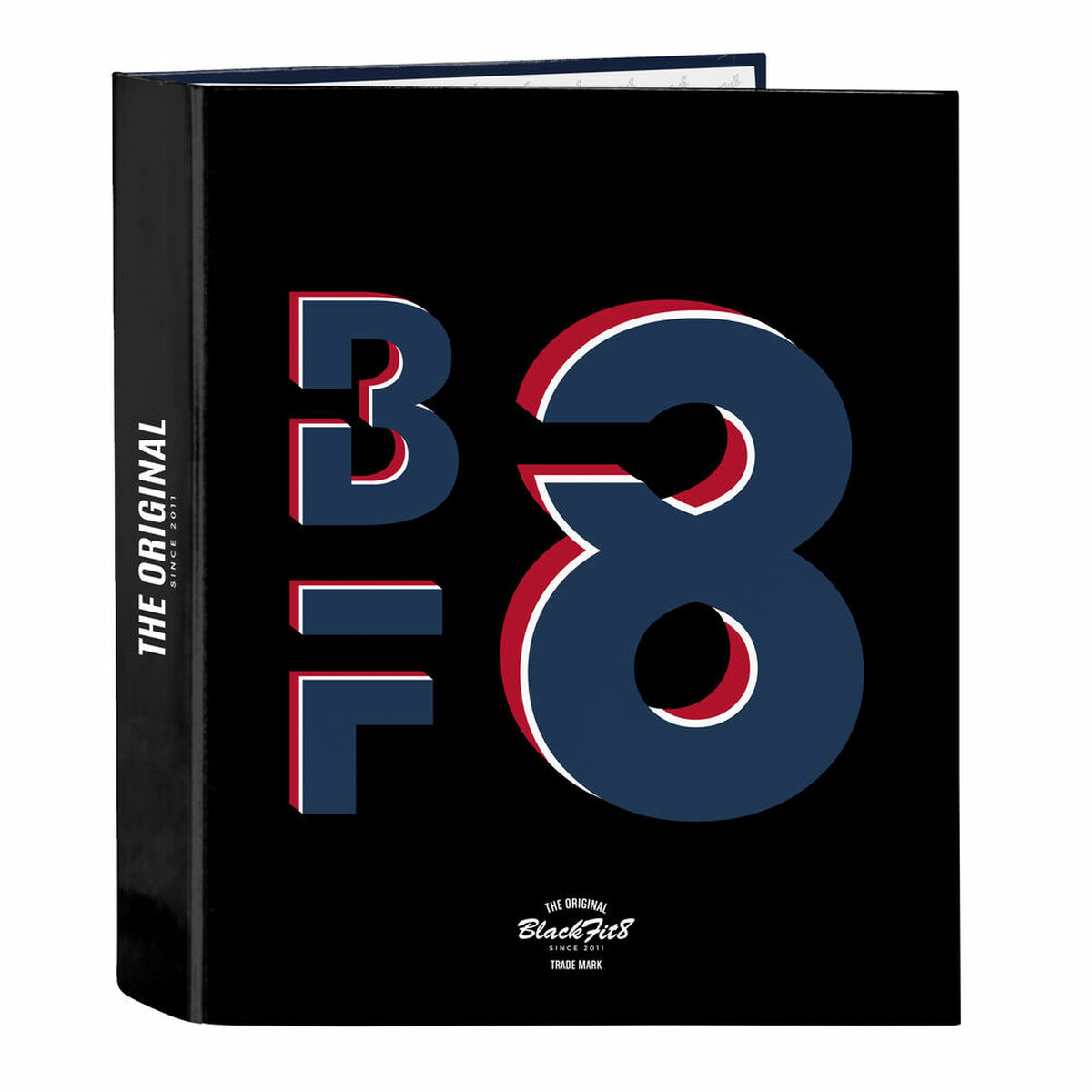 Ring binder BlackFit8 Urban Black Navy Blue 27 x 33 x 6 cm