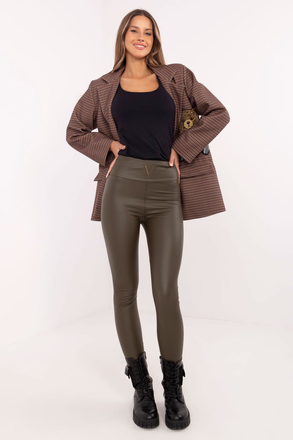  Long leggings model 204134 NM  green