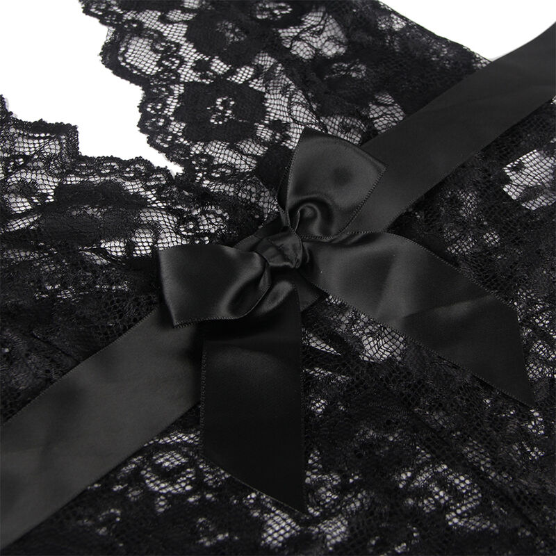 SUBBLIME - 930882 SEXY BODY WITH RUFFLES BLACK L/XL