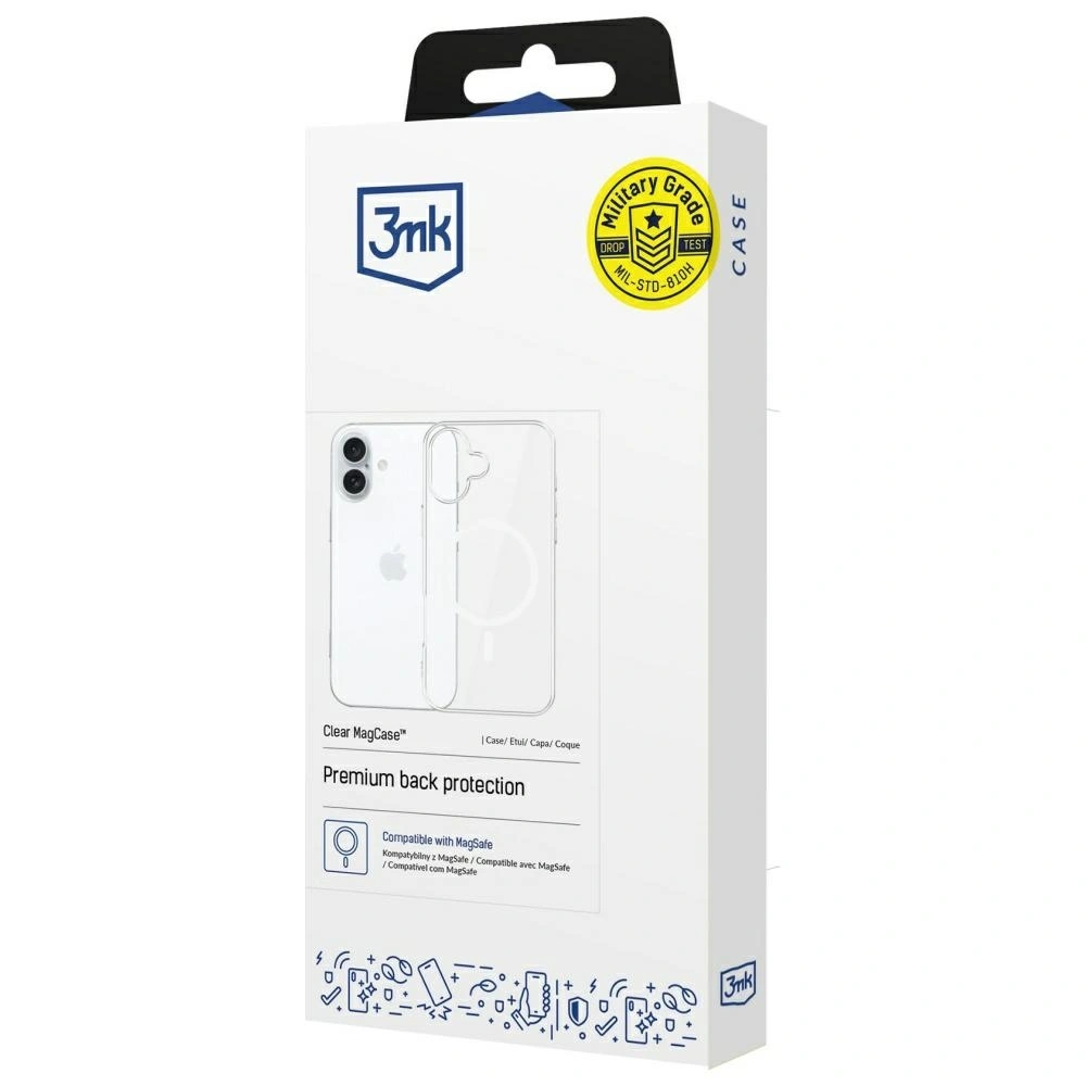 Etui 3MK Clear MagCase do Apple iPhone 17