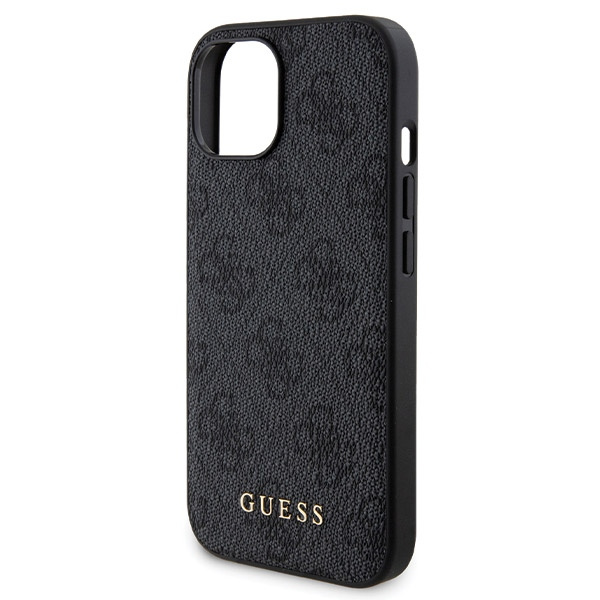 Guess GUBPM5P15S4GEMGK Apple iPhone 15 hardcase + Powerbank 5000mAh MagSafe 4G Metal Logo black