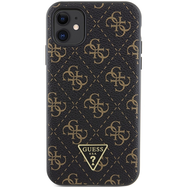 Guess GUHCN61PG4GPK Apple iPhone XR / 11 hardcase 4G Triangle Metal Logo black