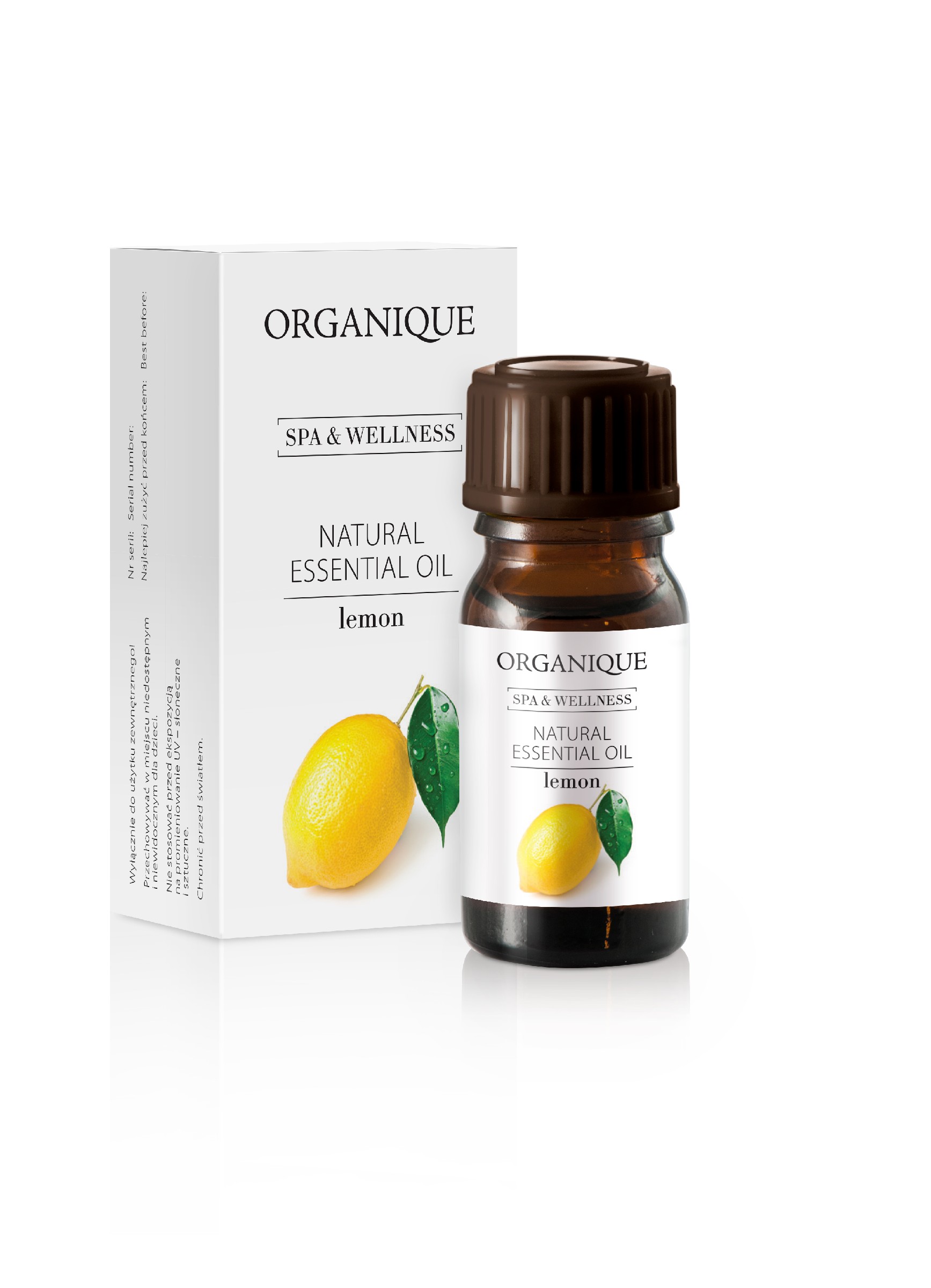 ORGANIQUE SPA & Wellness Naturalny Olejek zapachowy - Lemon (cytryna) 7ml