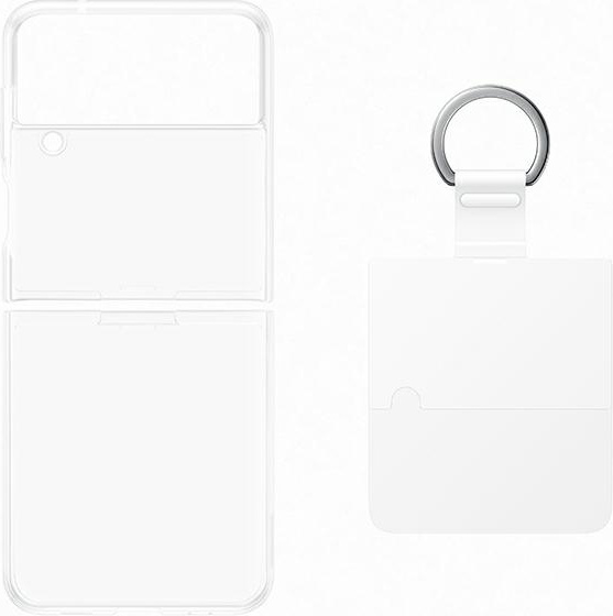 Samsung Galaxy Z Flip 4 EF-OF721CTEGWW transparent Clear Cover Ring