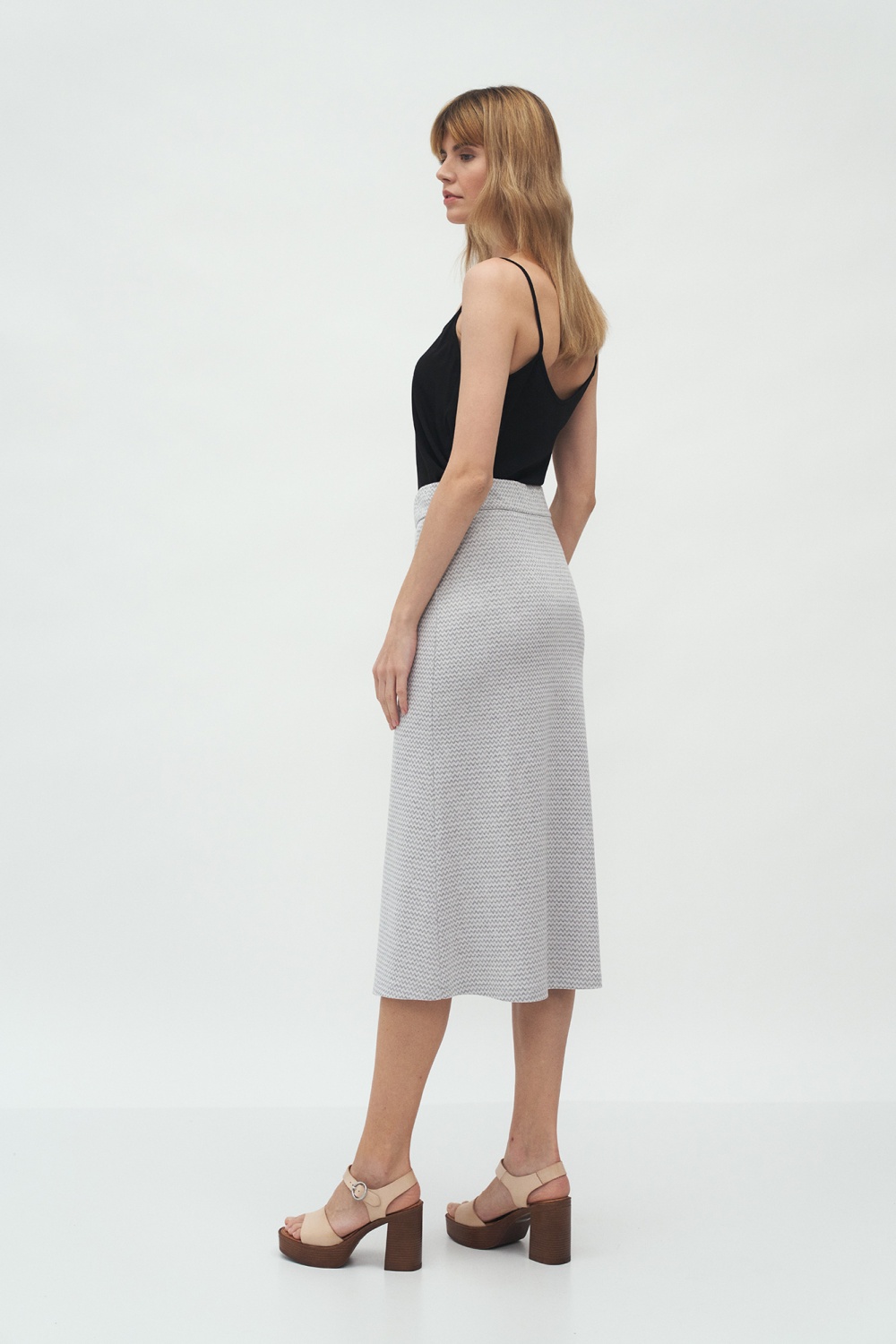  Skirt model 153702 Nife  grey