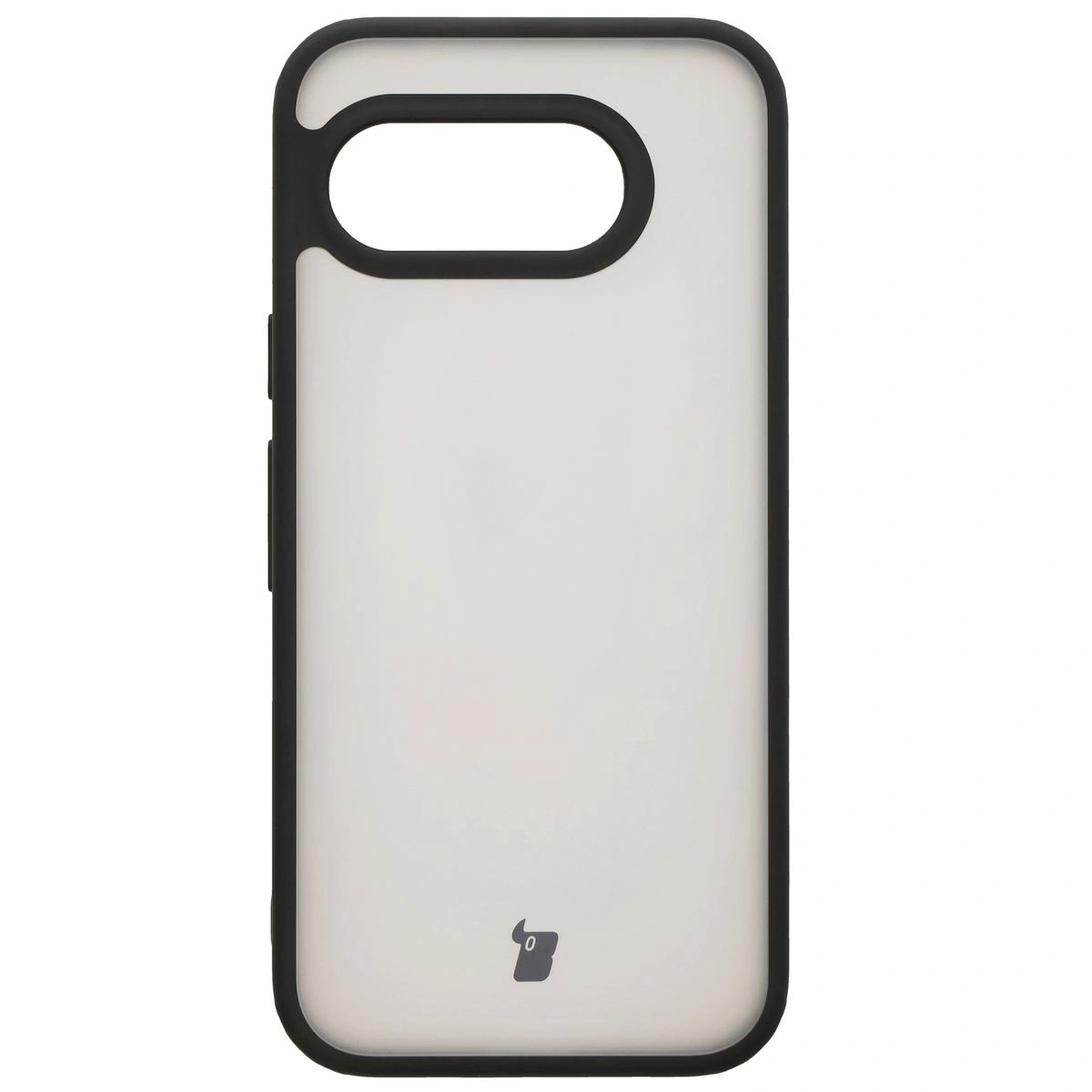 Bizon Case Angelo Google Pixel 9a smoky with a black frame