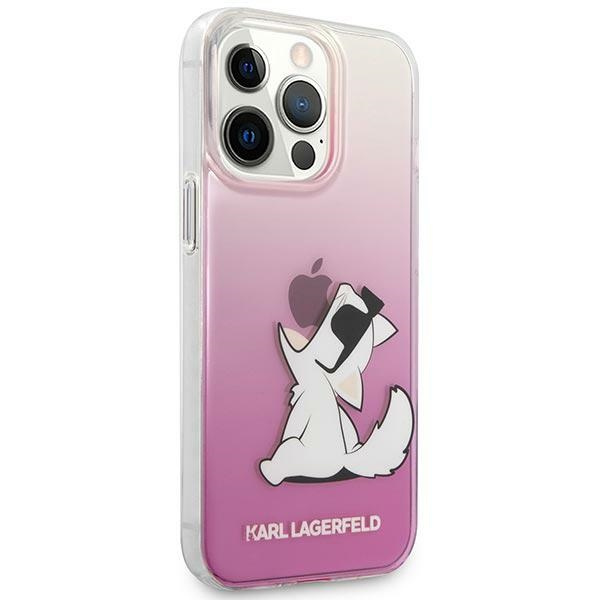Karl Lagerfeld KLHCP14XCFNRCPI Apple iPhone 14 Pro Max hardcase pink Choupette Fun