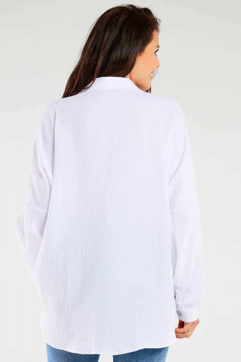 Langarm Hemd model 166829 Infinite You weiß Damen