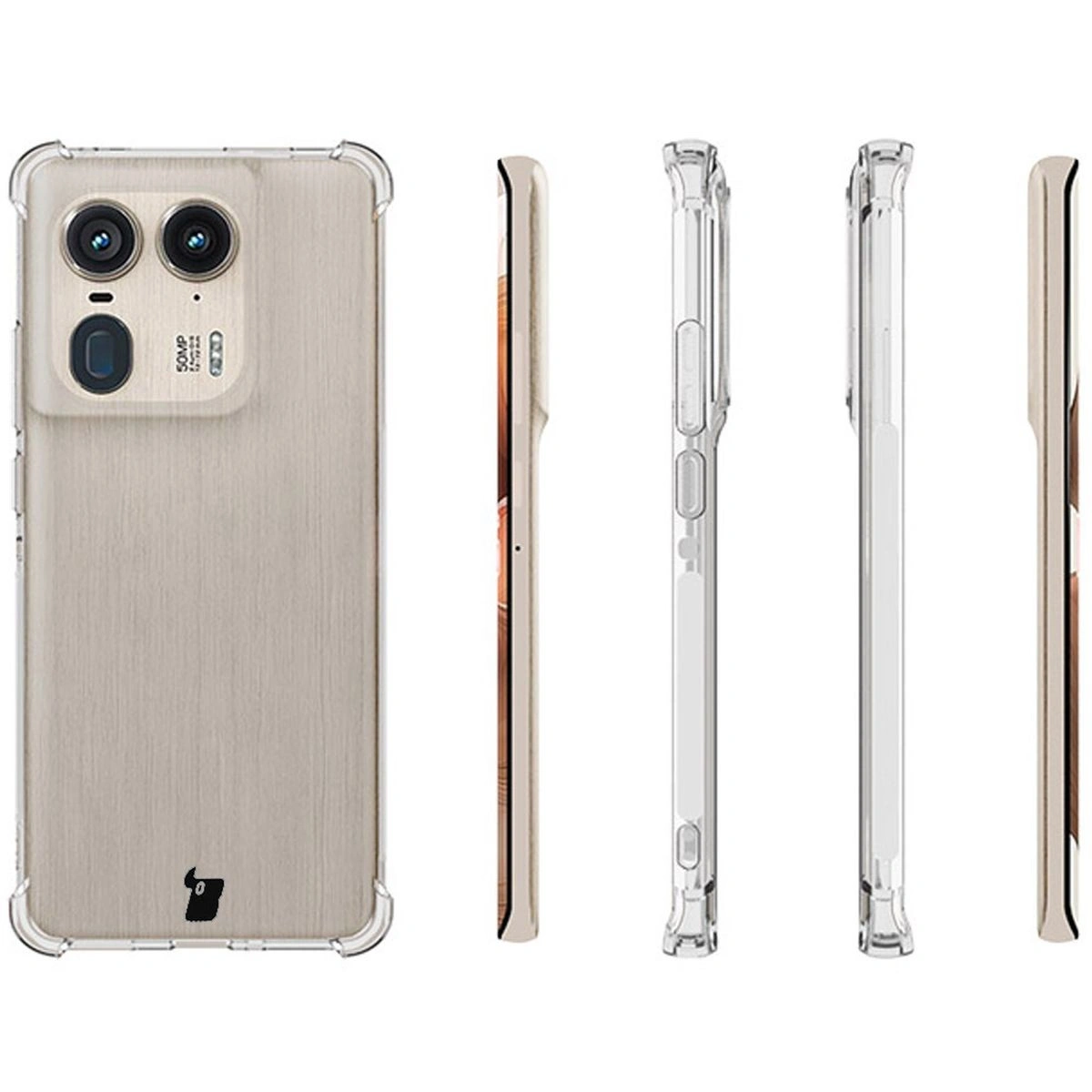 Bizon Case Salpa Motorola Edge 50 Ultra clear