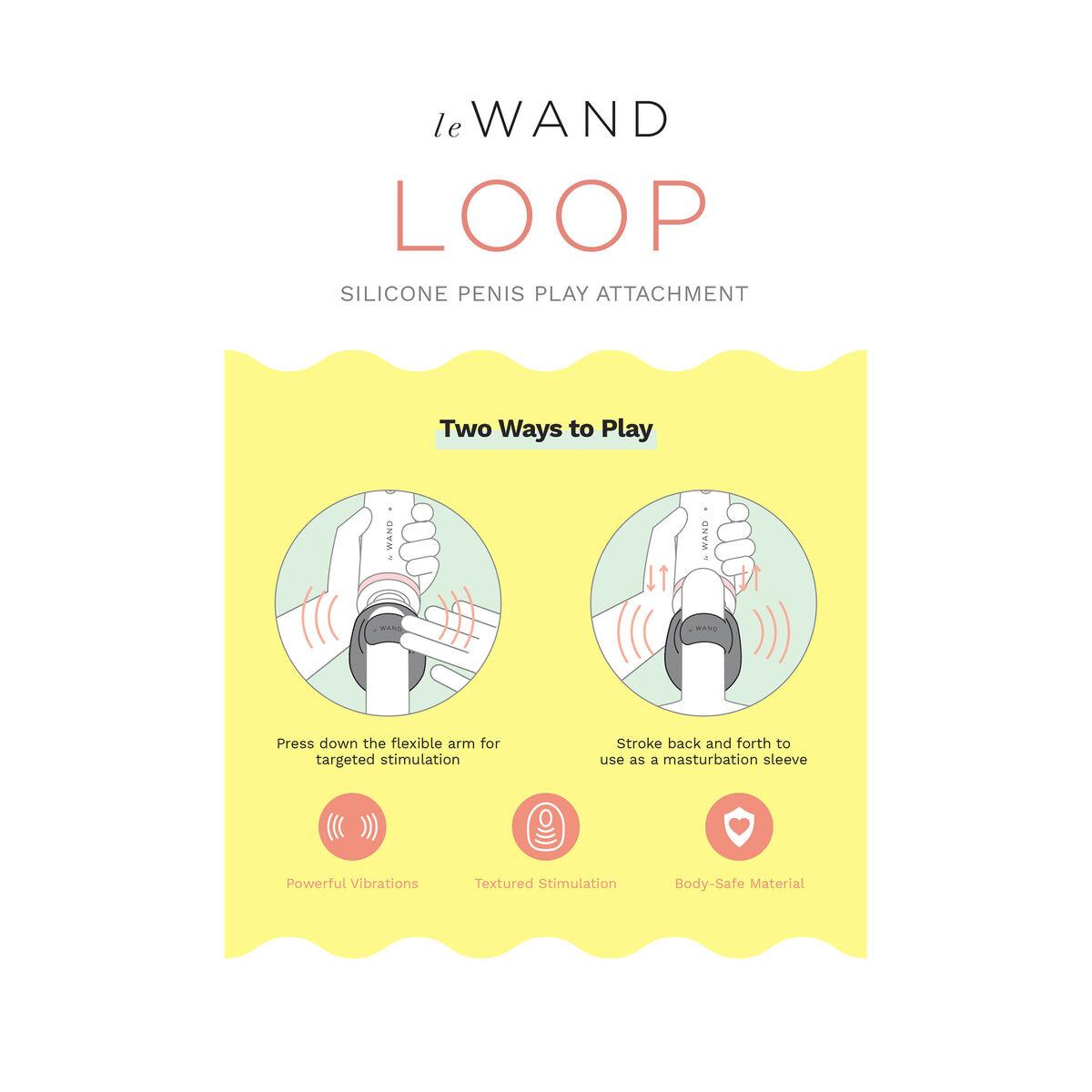 Accessory Loop Silcone Penis Play Le Wand Accessory Loop Silcone Penis Play Le Wand
