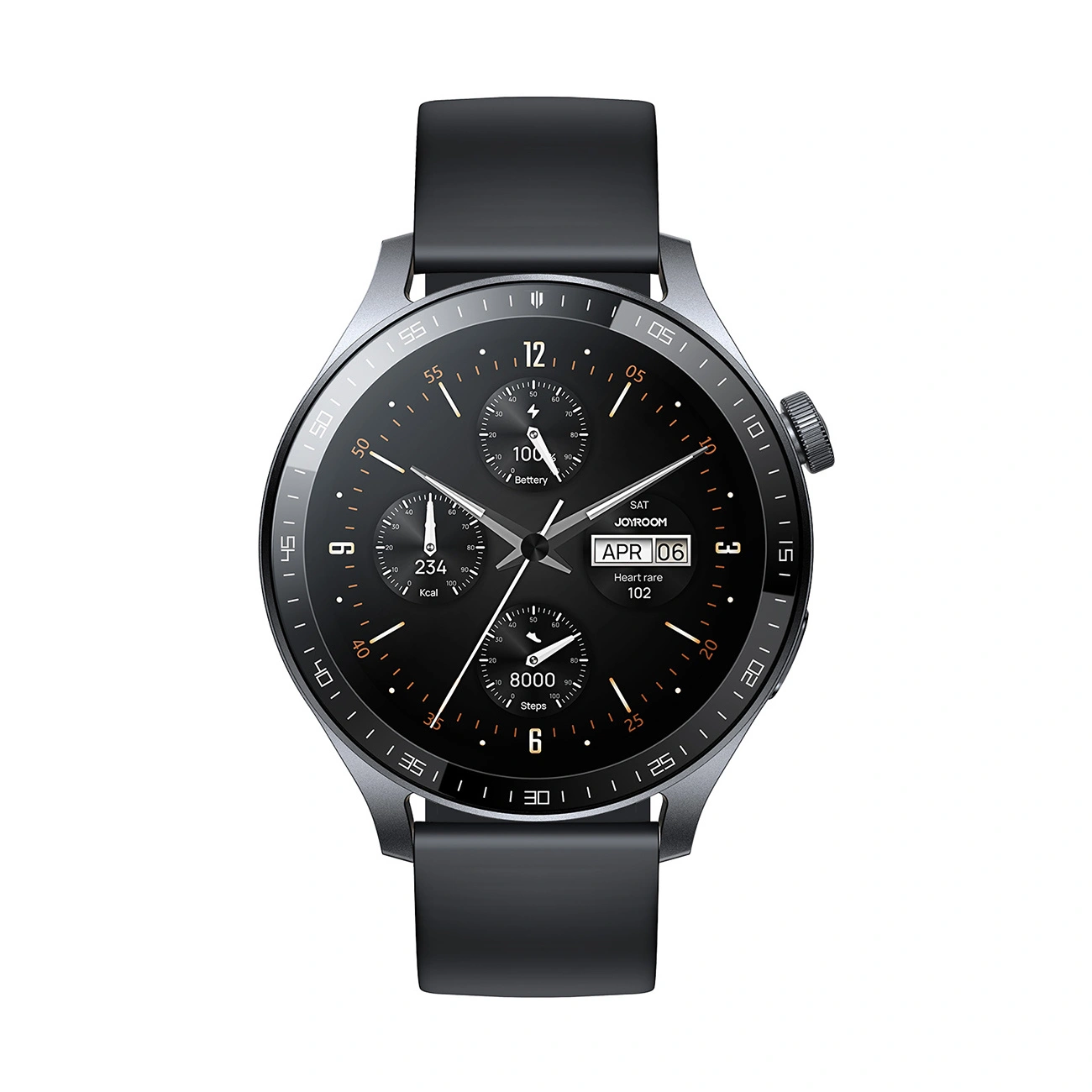 Joyroom Classic Series JR-FC2 Pro smartwatch with call answering function dark grey