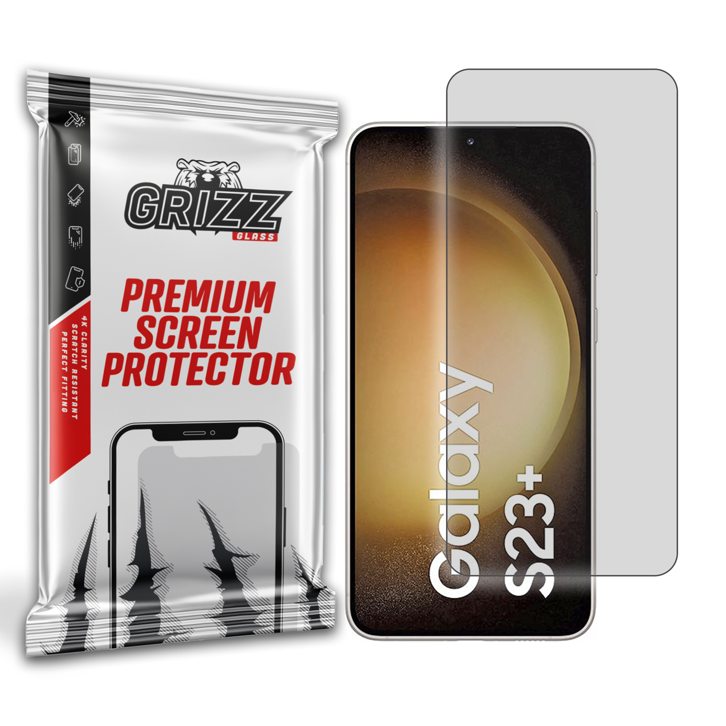 GrizzGlass PaperScreen Samsung Galaxy S23+ Plus