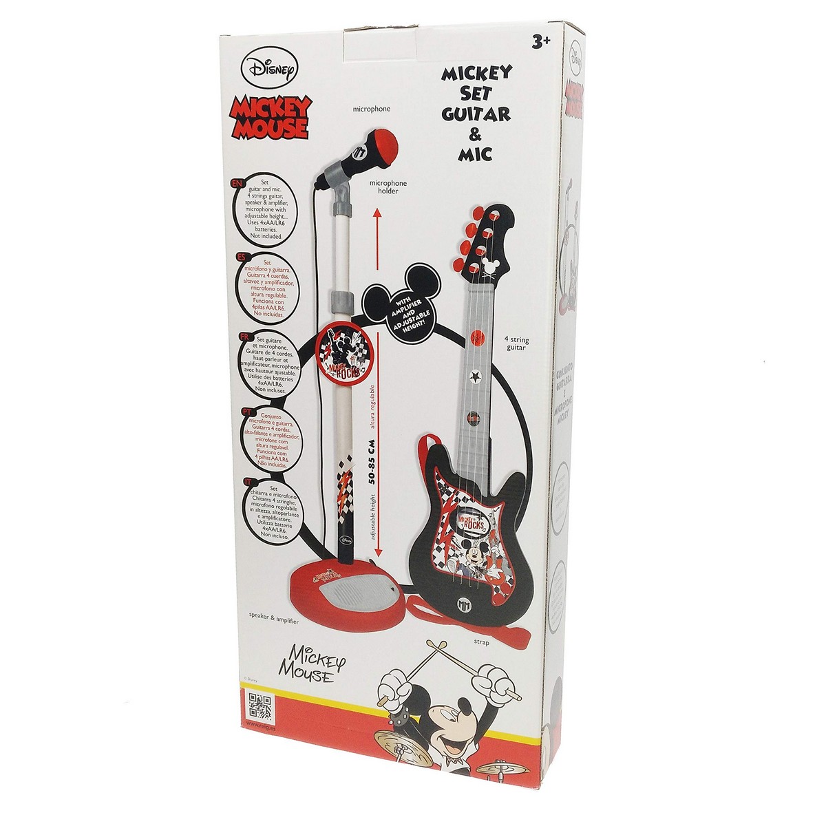 Musik-Spielzeug Mickey Mouse Mikrofon Kindergitarre