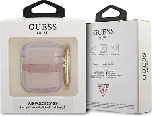 Guess GUA2HHTSP Apple AirPods pink Strap Collection